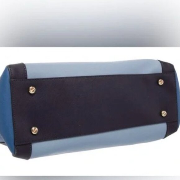 Henri Bendel West 57th Saffiano Leather Color Block Carryall - Picture 4 of 5